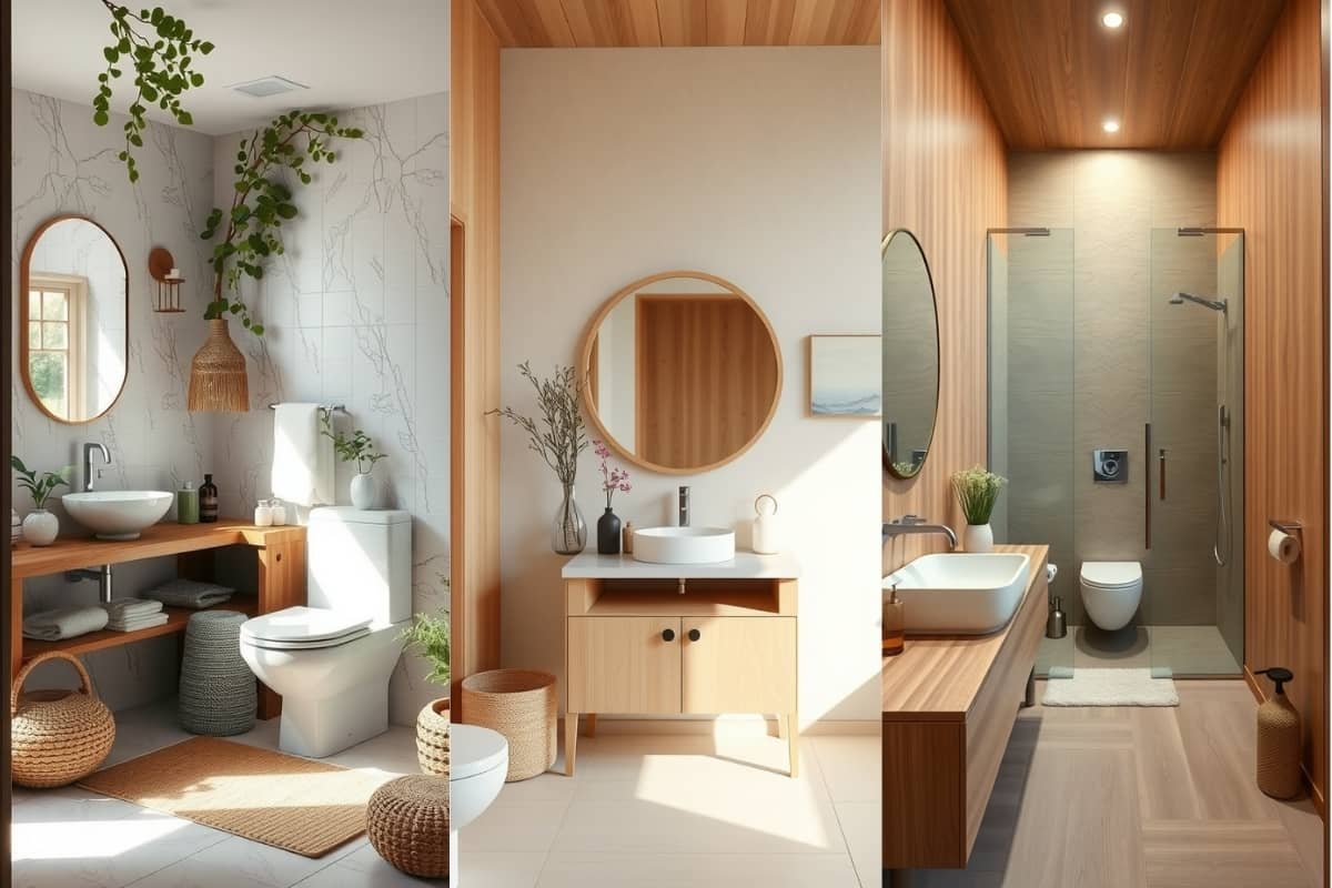 Bathrooms Merging Japandi and Contemporary Design Ideas