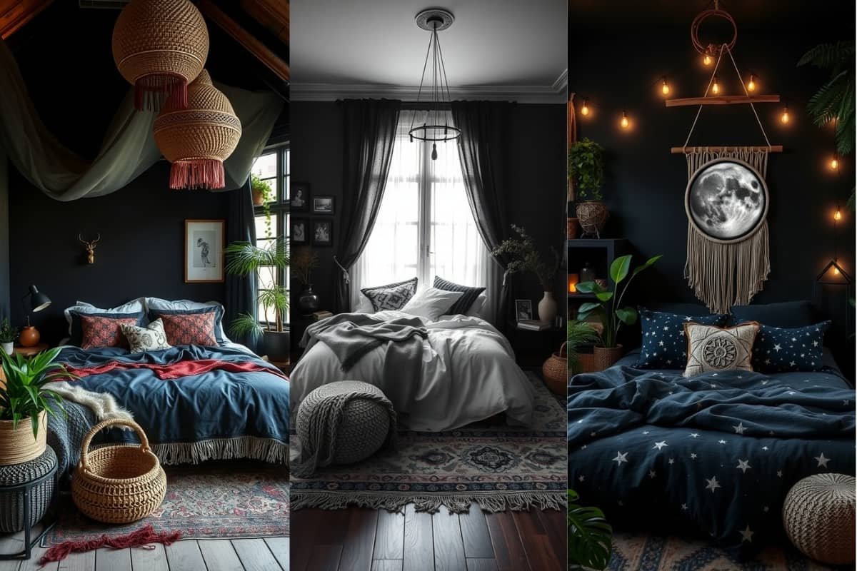 Black Boho Bedroom Ideas