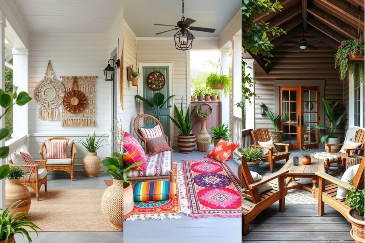 Boho Back Porch Ideas for a Stylish Outdoor Oasis