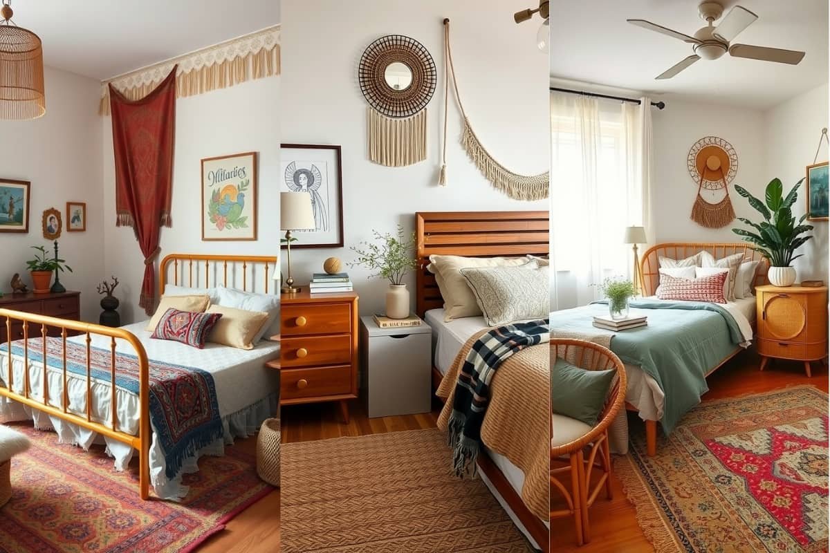 Boho Mid-Century Modern Bedroom Ideas