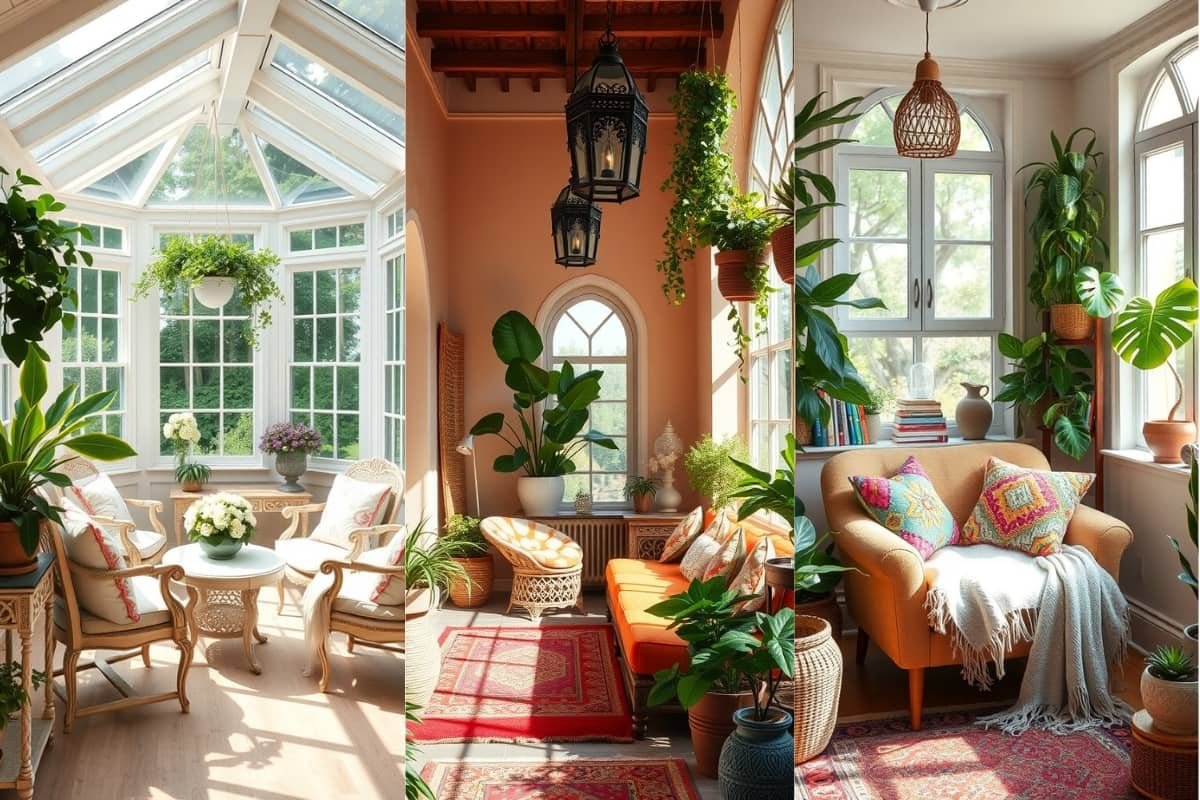 Boho Style Sunrooms