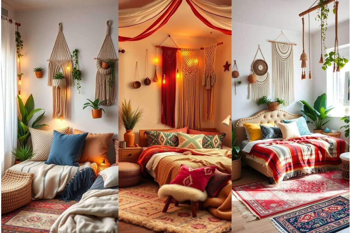 Cozy Boho Style Bedroom Ideas