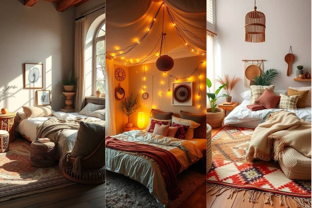 Earth Tone Boho Bedroom Ideas