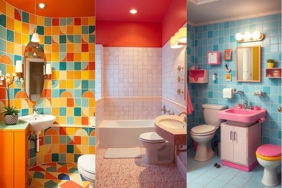 Incredible 70s Bathroom Decor Ideas