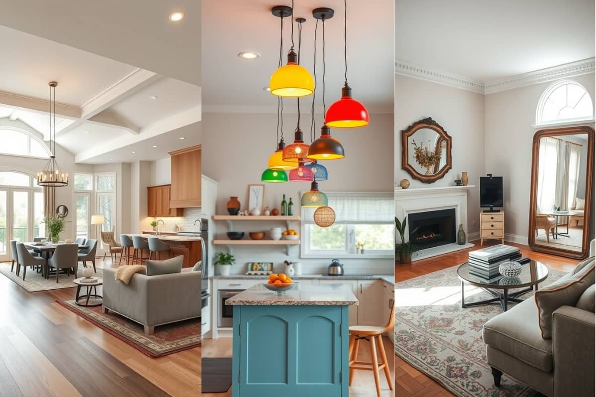 Lighting Ideas to Transform Your Open Living Room and Kitchen Spaces