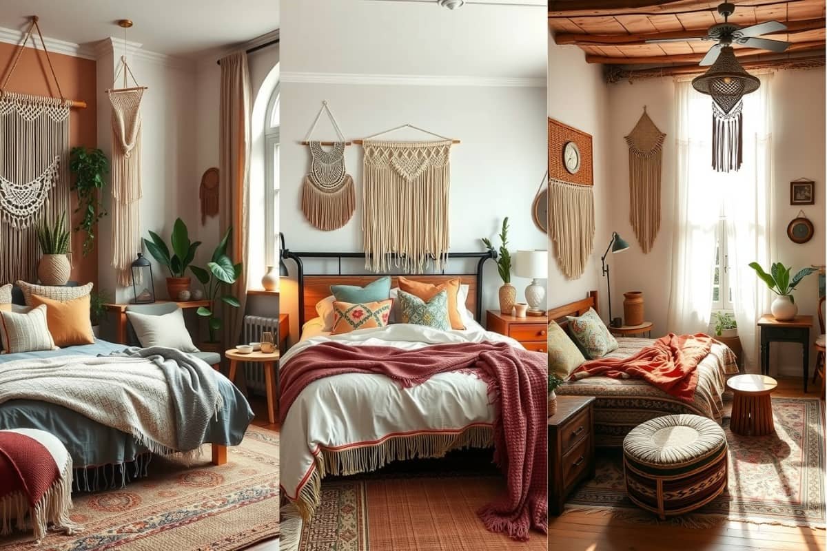 Rustic Boho Style Bedroom Ideas Trending Right Now