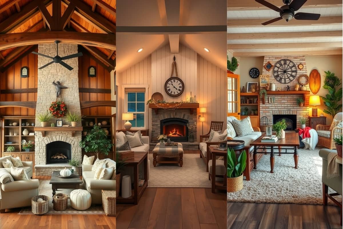 Rustic Farmhouse Living Room Ideas for a Cozy Atmosphere