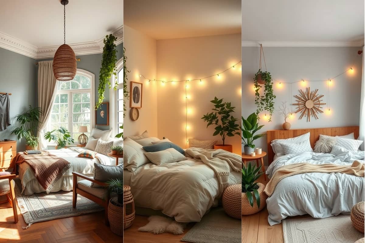 Scandi Boho Bedroom Inspirations