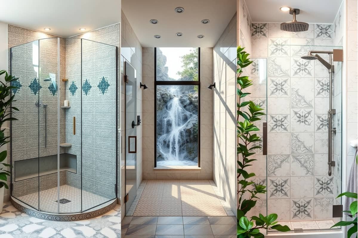 Walk-In Shower Tile Ideas and Designs