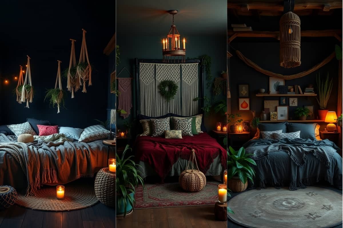 Dark Boho Bedroom Ideas